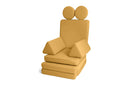 Shappy Play Sofa Ultra Plush Mustard