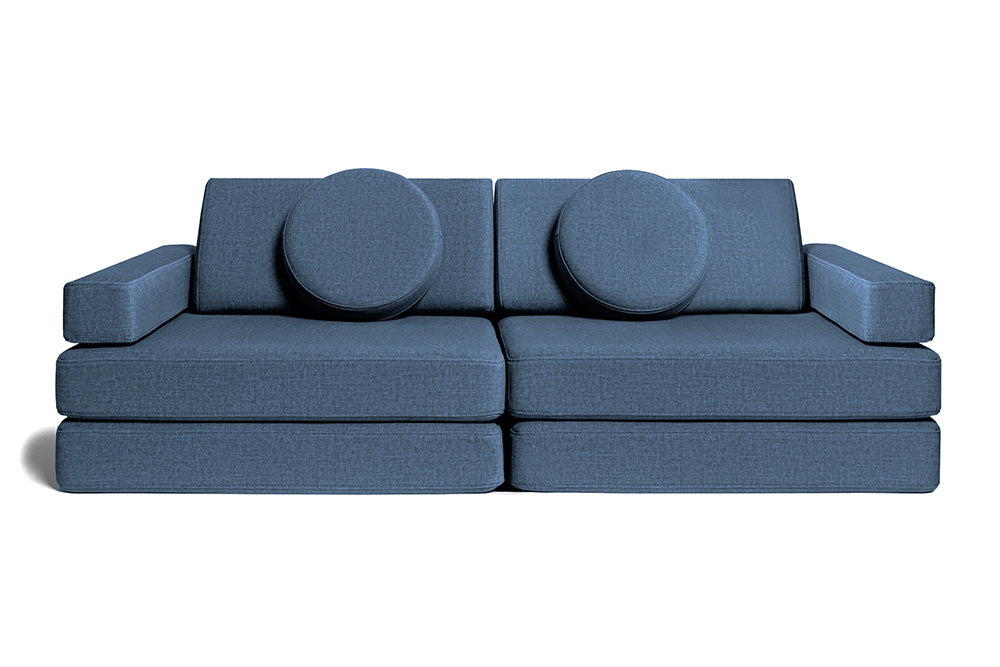 Shappy Play Sofa Ultra Plush Navy Blue